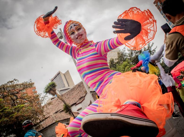 La danza no se quedó atrás a la hora de festejar esta fecha especial para las y los capitalinos. 