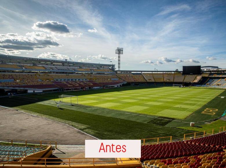 Antes: El estadio Nemesio Camacho El Campín lleva 85 años de funcionamiento. Fue inaugurado en 1938 y desde entonces ha sido testigo de numerosos históricos eventos en la capital. 