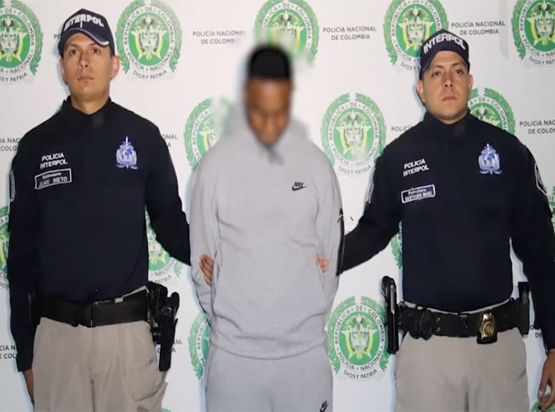 Capturado en Bogotá alias Mbappé, quien era uno de los narcotraficantes más buscados en Europa. Este hombre, acusado de siete delitos, fue dejado a disposición de la Fiscalía.