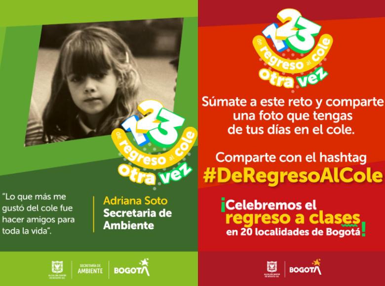 ¡Inician las clases en colegios distritales! El 22 de enero más de 740 mil estudiantes retornan a las aulas, por esto, las y los secretarios compartieron sus fotos recordando su época de colegio. Únete subiendo la tuya con el hashtag #DeRegresoAlCole