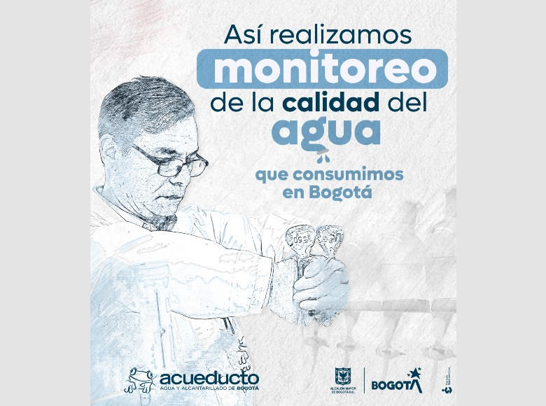 La Empresa de Acueducto y Alcantarillado de Bogotá reafirma su compromiso de proporcionar agua segura y de calidad para el consumo humano, a través de un riguroso protocolo de monitoreo diario. Aquí te contamos 👉🏻