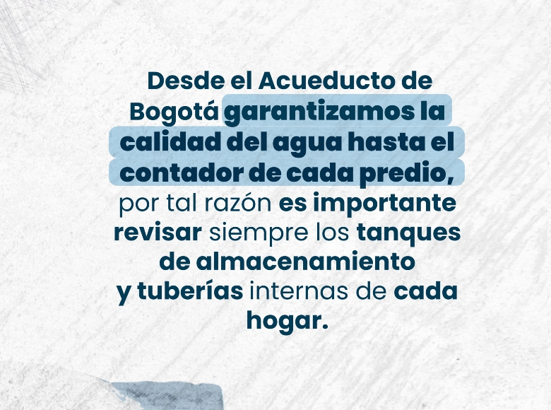 Este meticuloso proceso garantiza que el agua suministrada cumpla con los más altos estándares de calidad y seguridad para el consumo humano.