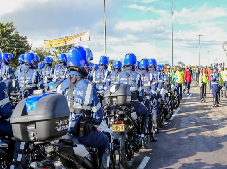 Las motocicletas facilitarán el desplazamiento de los Agentes Civiles de Tránsito a cualquier incidente y fortalecerán la capacidad de implementar puestos de control. 