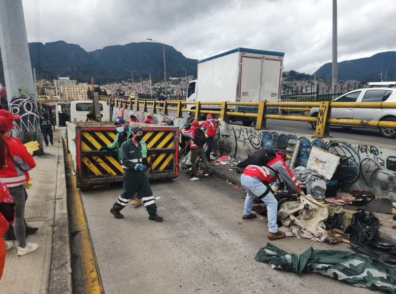 Estos desechos fueron transportados al Parque de Innovación Doña Juana para su adecuada gestión. 