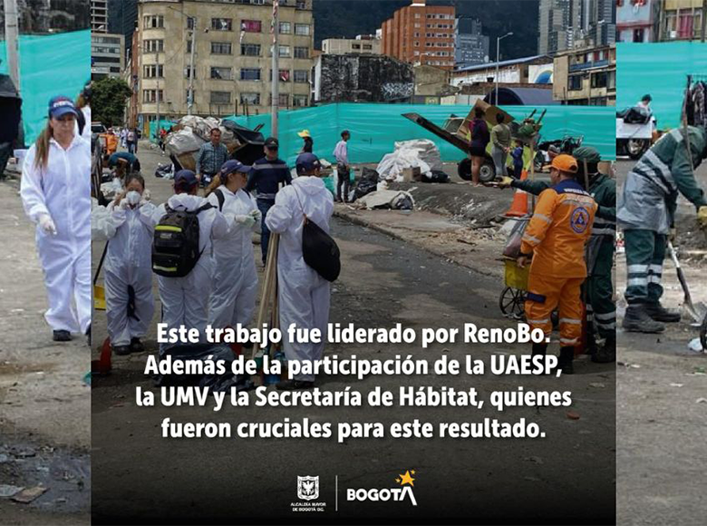 Un lugar limpio y seguro nos devuelve la confianza. El Distrito sigue trabajando sin descanso por una Bogotá que camine segura. 