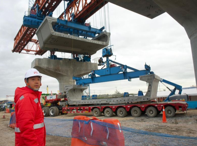 Esta megaestructura importada de China está ubicada en el suroccidente de la ciudad. Serán 8 en total las que estarán ubicadas a lo largo del trazado. 