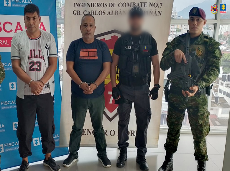 Capturados en Bogotá tres integrantes de red tráfico de armas de las disidencias de las Farc. Los cargos no fueron aceptados por los procesados. 