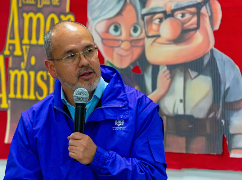 En la inauguración de Centro Filarmónico de Paz estuvo David García, director general de la Filarmónica de Bogotá.