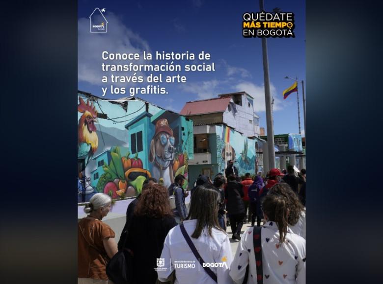 Conoce nuestros procesos creativos y culturales a través de nuestros numerosos grafitis.