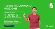 Racionamiento de agua en Bogotá domingo 2 de marzo de 2025 