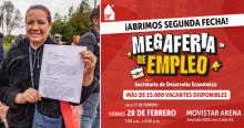 Trabajo Bogotá accede a 15.000 vacantes Movistar Arena 27 y 28 febrero