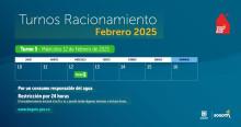 Racionamiento de agua en Bogotá miércoles 12 de febrero de 2025 