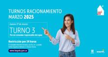 Racionamiento de agua en Bogotá jueves 27 de marzo de 2025 