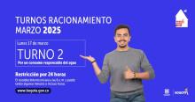 Racionamiento de agua en Bogotá y Cota lunes 17 de marzo de 2025 