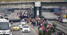 Movilidad en Bogotá tras manifestaciones en diferentes puntos ciudad