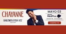 Concierto Chayanne en MedPlus Bogotá este sábado 3 de mayo 2025