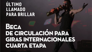 Beca de giras internacionales para músicos ya está próxima a cerrar inscripciones 