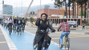 Las mujeres se toman las ciclorrutas de Bogotá