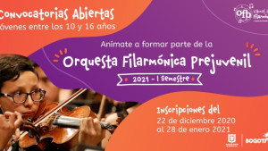 Es tu oportunidad para ser parte de la Orquesta Filarmónica Prejuvenil de la OFB.