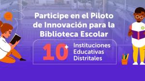 Convocatoria para diseñar plan piloto para Bibliotecas Escolares