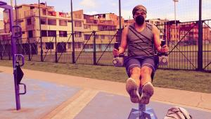 Gimnasio en el parque