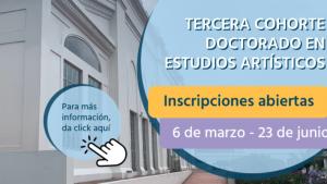 Inscripciones para Doctorado en Estudios Artísticos de la Universidad Distrital