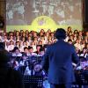 Concierto de niños y niñas de la Fundación Nacional Batuta, organización encargada de la proceso de formación musical de los niños y jóvenes de Puente Aranda.