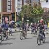 People during the Sunday's Ciclovia