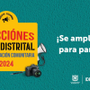 Postúlate hasta febrero 16 Mesa Distrital de Comunicación Comunitaria 