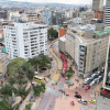 Obras en el Eje Ambiental en el centro de Bogotá avance de trabajos