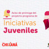 Se aplaza finalización del “Programa de Iniciativas Juveniles del Fondo Chikaná