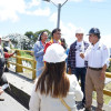 Obras de renovación en el ‘Puente de la Vida’ de Suba en Bogotá