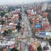 Obras de la Línea 1 del Metro de Bogotá en la calle 36 con av. Caracas