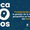 La Infraestructura de Datos Espaciales de Bogotá celebra sus 20 años 