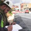 Trabajos en la vía oriente en la zona del triángulo de San Cristóbal