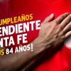 Feliz cumpleaños Santa Fe Bogotá felicita al club en sus 84 años