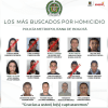 Información sobre cartel de los más buscados por homicidio en Bogotá