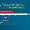 Racionamiento de agua en Bogotá miércoles 26 de febrero de 2025 