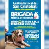 Brigada Médica Veterinaria en la localidad de San Cristóbal, Bogotá