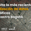 Actualización más reciente de diferentes datos geográficos en Bogotá