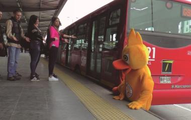 Colados en transmilenio 