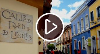 Placa de la Calle del Puente de Lesmes, centro de Bogotá - Foto: Alcaldía de Bogotá.