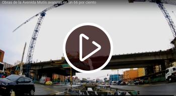 Puente de Avenida Mutis sobre la Avenida 68 - Foto: YouTube Alcaldía de Bogotá.