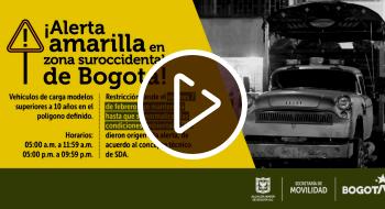 Alerta Amarilla en Bogotá por contaminación ambiental 