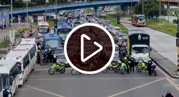 En video la captura en flagrancia de un expendedor de estupefacientes en Bogotá 