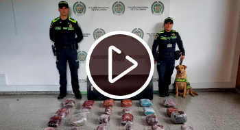 Video: Incautados 22 kilos de estupefacientes ocultos en una cabina de sonido