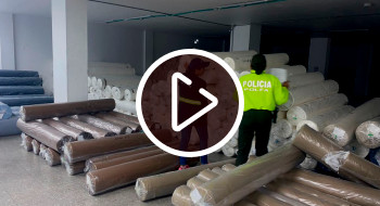 Video: Decomisan en Bogotá textiles de contrabando por más de $12 mil millones 