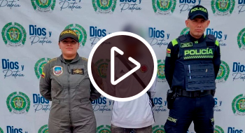 Video: Con drones fue capturado traficante de drogas en Bogotá