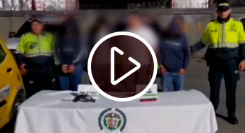 Video: Persecución de Policía Bogotá, capturadas 4 personas por hurto 