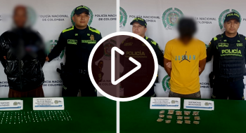 Video: Capturan a hombre en Bogotá que ocultaba drogas en sus prótesis 